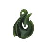 Hei Matau Fish Hook Jade Pendant ZGP13